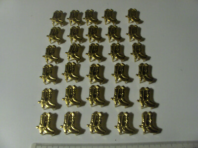 APPLICAZIONE STIVALI EL CHARRO BORCHIA METALLO COLOR ORO 30 PZ