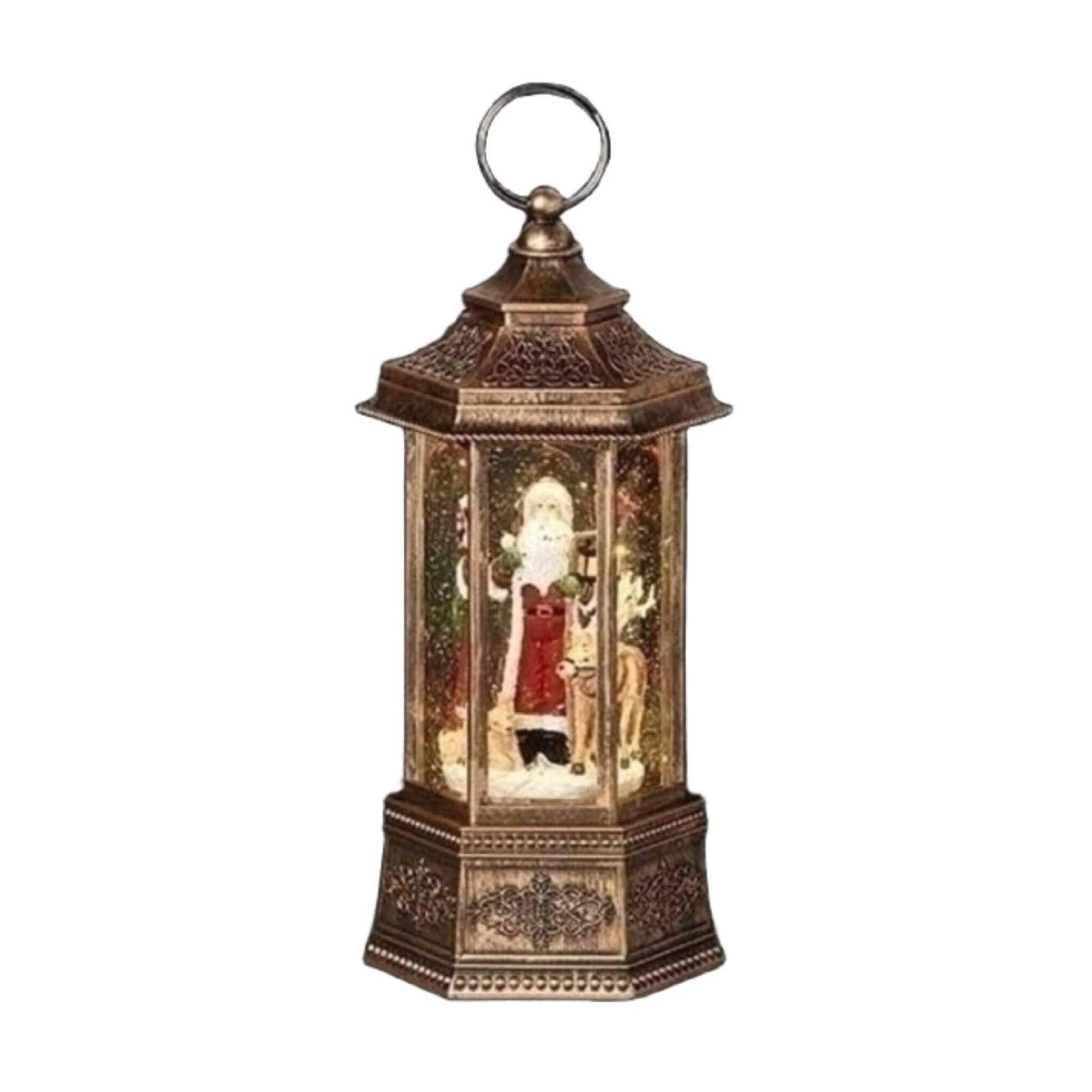 Roman Inc Santa Swirl Lantern - Thumbnail 2