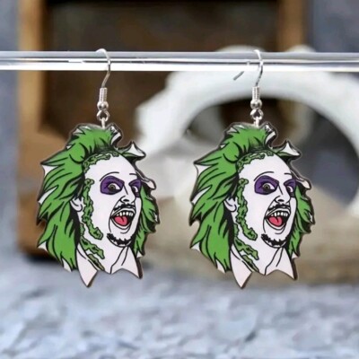 Beetlejuice Beetlejuice Acrylic Hook & Dangle Earrings