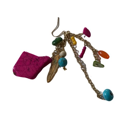 Multi Color Dangling Earrings by Erica Lyons - Picture 2 of 4