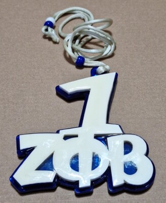 Lot of Zeta Phi Beta Items Necklace Pin