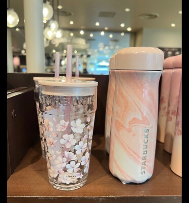Starbucks Japan 2025 SAKURA Cherry Blossom Tumbler Bottle Mug