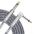 Audio Cable 10ft Azor Guitar Connector Shielded Noise Reduction Wire Guitar Part