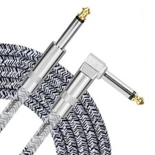 Cable de audio 10 pies AZOR conector de guitarra blindado cable de reducción de ruido pieza de guitarra