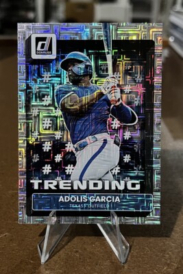 Adolis Garcia 2022 Donruss TRENDING Insert VECTOR Parallel Texas Rangers 