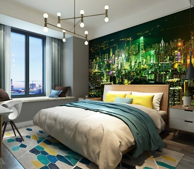 3D Green City ZHU5259 Wallpaper Wall Mural Removable Self-adhesive Zoe