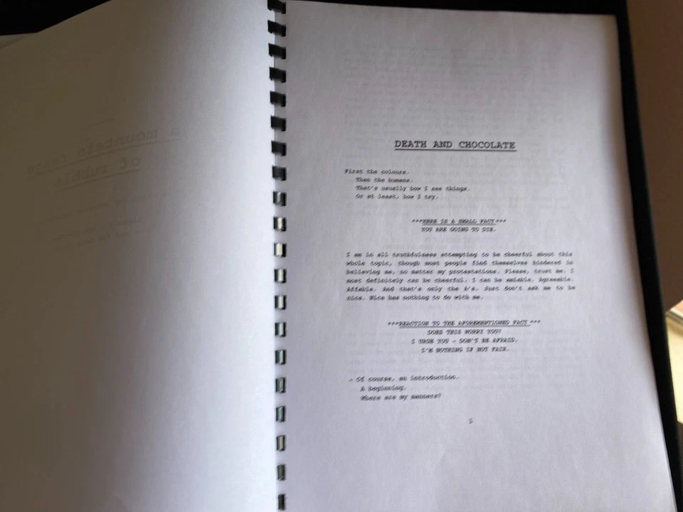 THE BOOK THIEF, Markus Zusak, original manuscript w/ provenance, SIGNED - Image 4 of 4