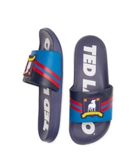 Ted Lasso Men'sNavy Blue Casual Slide Sandals NEW Pick Size 7,8,9,10,11,12
