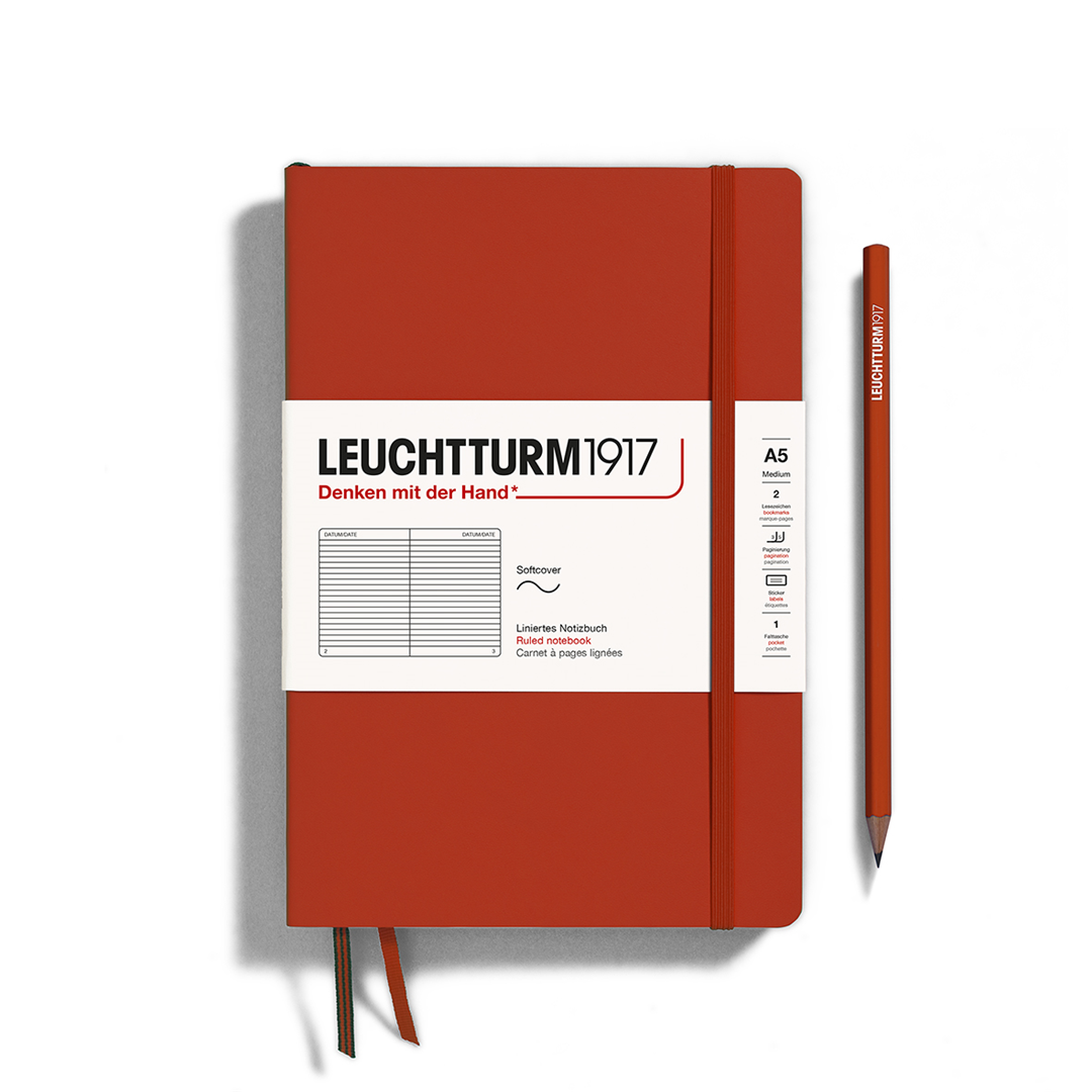 Notebook Medium A5 Soft Righe Fox Red | Leuchtturm 1917