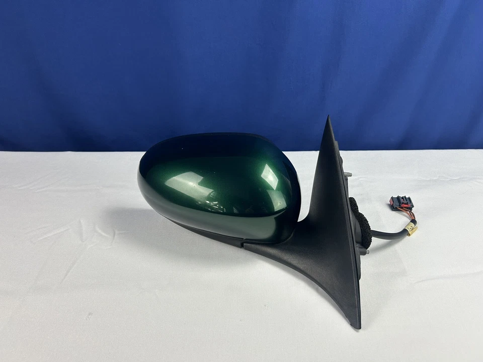 Espejo retrovisor lateral derecho pasajero verde oscuro eléctrico 2002-2008 tipo Jaguar X OEM Foto 3 de 4