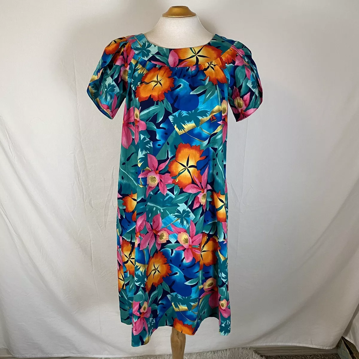 Short muumuu dress cheap