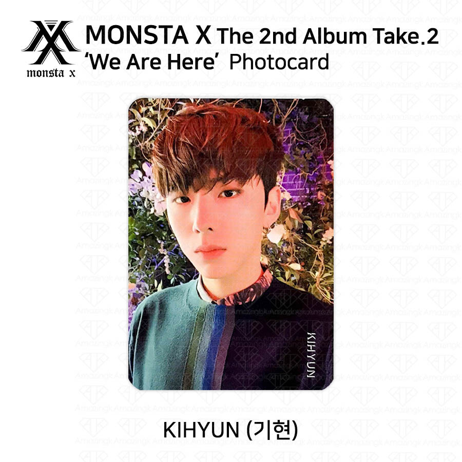 MONSTA X 2nd Album Take 2 We Are Here Official Photocard Kihyun