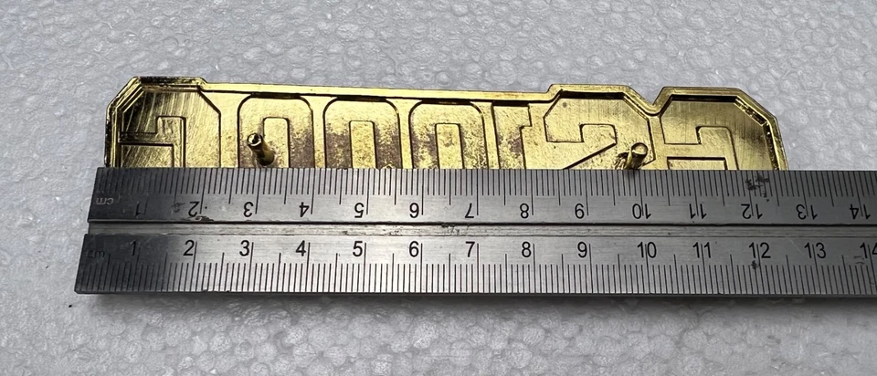 Insignia de cubierta lateral GS1000G para SUZUKI GS1000G 1980 1981 NUEVO EMBLEMA DE METAL DORADO SS21 Foto 2 de 3