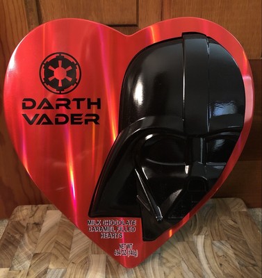 Star Wars Darth Vader Valentine s Day Half Face Heart Tin Chocolate Candy Gift
