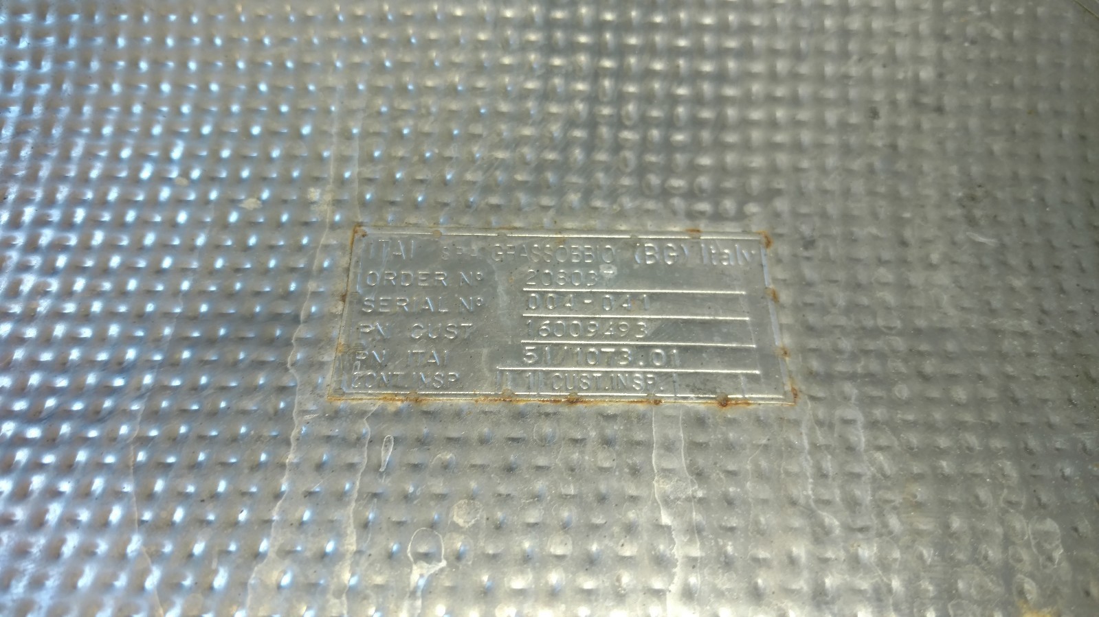 LAMBORGHINI MURCIELAGO AC COMPRESSOR HEAT SHIELD OEM 45009496