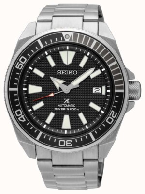 Seiko Prospex SRPF03K1 Mens Stainless Steel Black Dial Analog Lumibrite Watch
