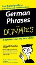 German Phrases For Dummies - Paperback By Paulina Christensen - VERY GOOD