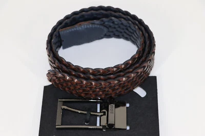 HUGO BOSS Leder Wendegürtel, Mod. Ogrant-Wn_Sr35, Gr. 90, Dark Brown - Bild 1 von 4
