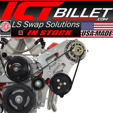LS BMW 330i E46 Swap Alternator & Power Steering Bracket Kit Corvette LS1 LS3