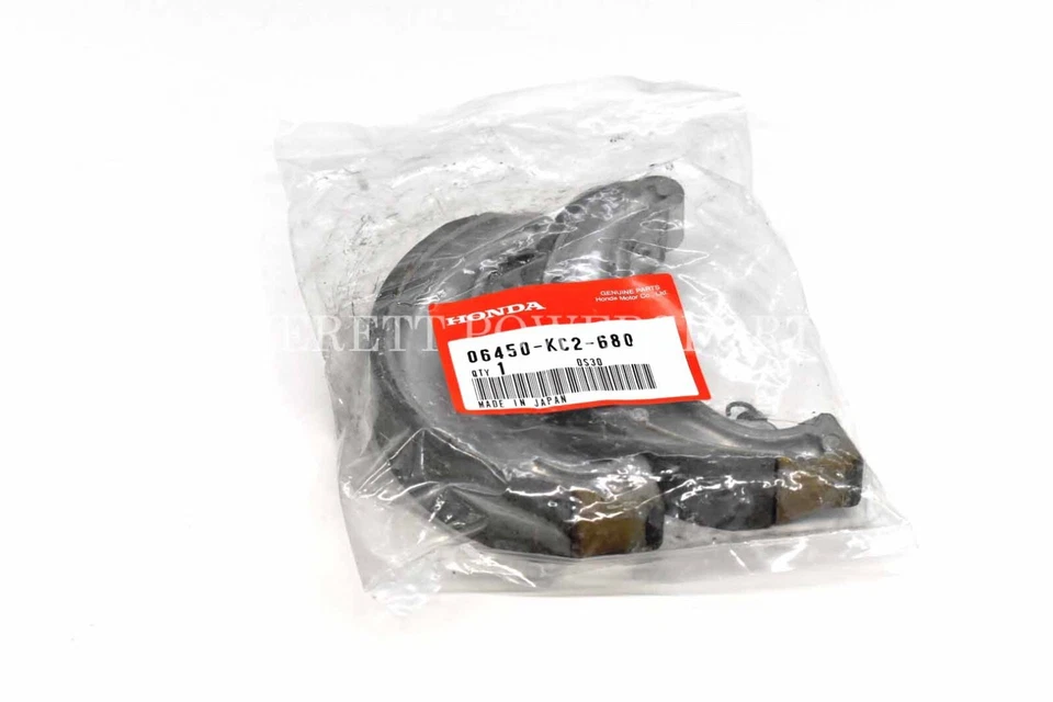 Zapatas de freno traseras MT250 74-76, XL250 72-76, XL350 74-78 OEM Honda Pastillas #A102 e Foto 4 de 4