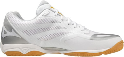 MIZUNO Volleyball Shoes MIZUNO FLY White Silver Gold V1GA2330 US8