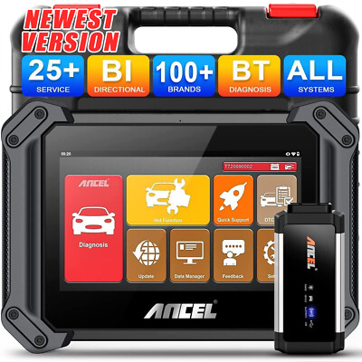 ANCEL V6 PLUS+ BT Bidirectional OBD2 Scanner Auto Diagnostic Scan Tool TPMS IMMO