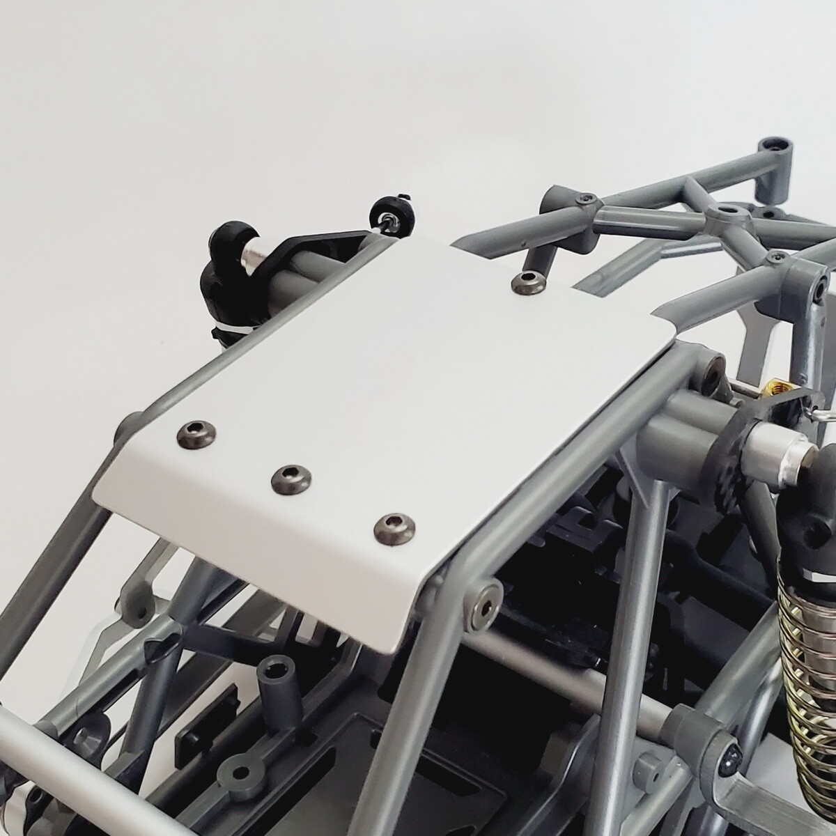 Ricambi In Alluminio Kingfly Per Telaio Tamiya BBX BB-01 – Conversioni In Argento