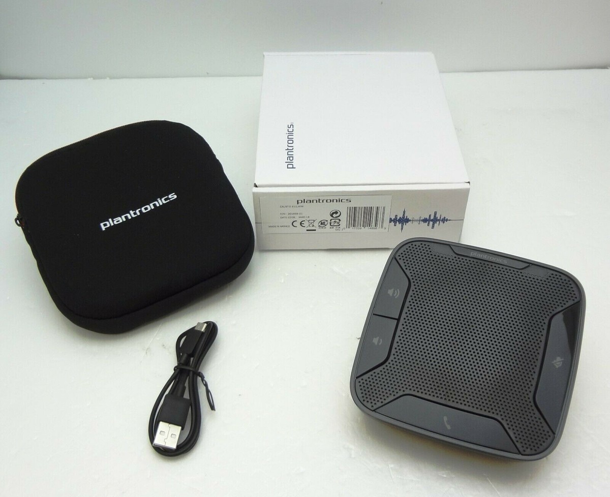 Plantronics Calisto 610 Portable USB Speakerphone 201859-01 with Carry Case  P610 eBay