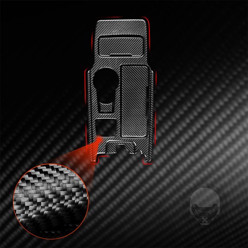7Pcs Carbon Fiber Center Console Gear Shift Cover For Ford Fusion Mondeo 2017-19 - Picture 11 of 12