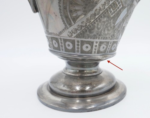 Zestaw 2 szt. Reed Barton MFD & Plated Czajniczek Dzbanek do kawy posrebrzany - Zdjęcie 9 z 12