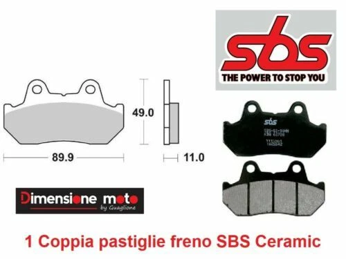 Pastiglie del freno SBS Per NS per moto