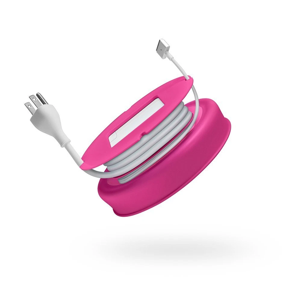 Quirky Powercurl V2 POP 45W Wire Organizer Pink - Image 2 of 3