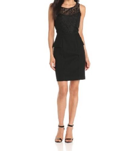 jessica simpson black lace dress