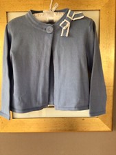 Darcy Brown Pale Blue Cardigan - age 2 