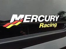 Mercury Racing COLOR DI CUT 11" Sticker Race Boat Outboard DECAL YOU GET 2