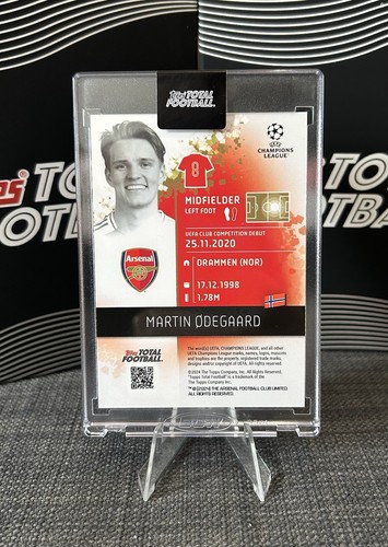 Topps Total Football Martin Odegaard Arsenal Silverware /5,/10,/25,/50,/75,/99 - Bild 10 von 14