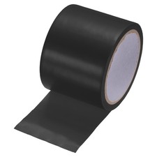 Vinyl-Bodenklebeband 3,1" x 16 m f&uuml;r Fitnessstudios, schwarz