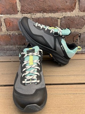 Merrell MQM 3 Goretex Hiking Trail Running Shoes Boots Teal Women Size 6.5 New