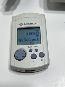 SEGA Dreamcast Console Bundle House Of Dead 2 & More VMU Tested OEM Controller