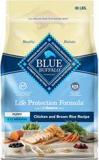 Blue Buffalo Life Protection Formula Puppy Dry Dog Food, Chicken  Brown Rice, 3