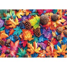 Fall Foliage Jigsaw Puzzle 1000 Pieces for Adults Autumn Scene