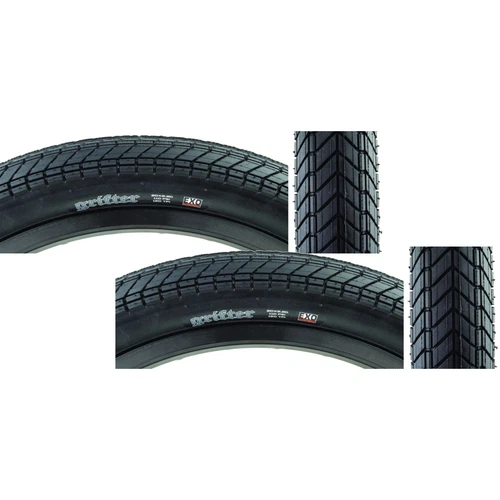 Pack of 2 Maxxis Grifter Tire 20 x 2.3 Clincher Folding Black EXO BMX Bike - product listing photo
