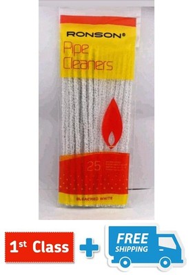 RONSON PFEIFE EXTRA LANG WEISS PFEIFENREINIGER NATUREL COTTON BLEACH WEISS PACK 50