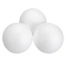 3 Pcs White Foam Balls 3.9 Inch Polystyrene Foam Ball for Crafts