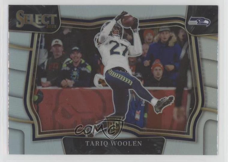 2022 Panini Select Field Level Silver Prizm Tariq Woolen #490 Rookie RC 2o7