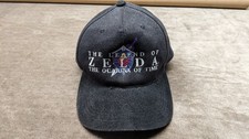 VTG Nintendo 64 Zelda Ocarina Of Time Hat Cap Embroidered Suede Strapback N64