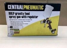 Central Pneumatic HVLP Gravity Feed Spray Gun w Regulator In Box #62381 New