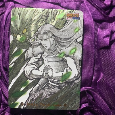 Hashirama Senju NARUTO Crystal Anime Waifu ACG Girl Holo Card