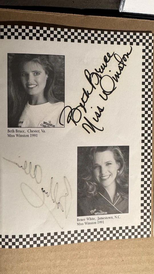 Legends Autographs NASCAR Programs 90-91 Allison, Elliott, Moody, Owens, Petty. - Imagem 3 de 4