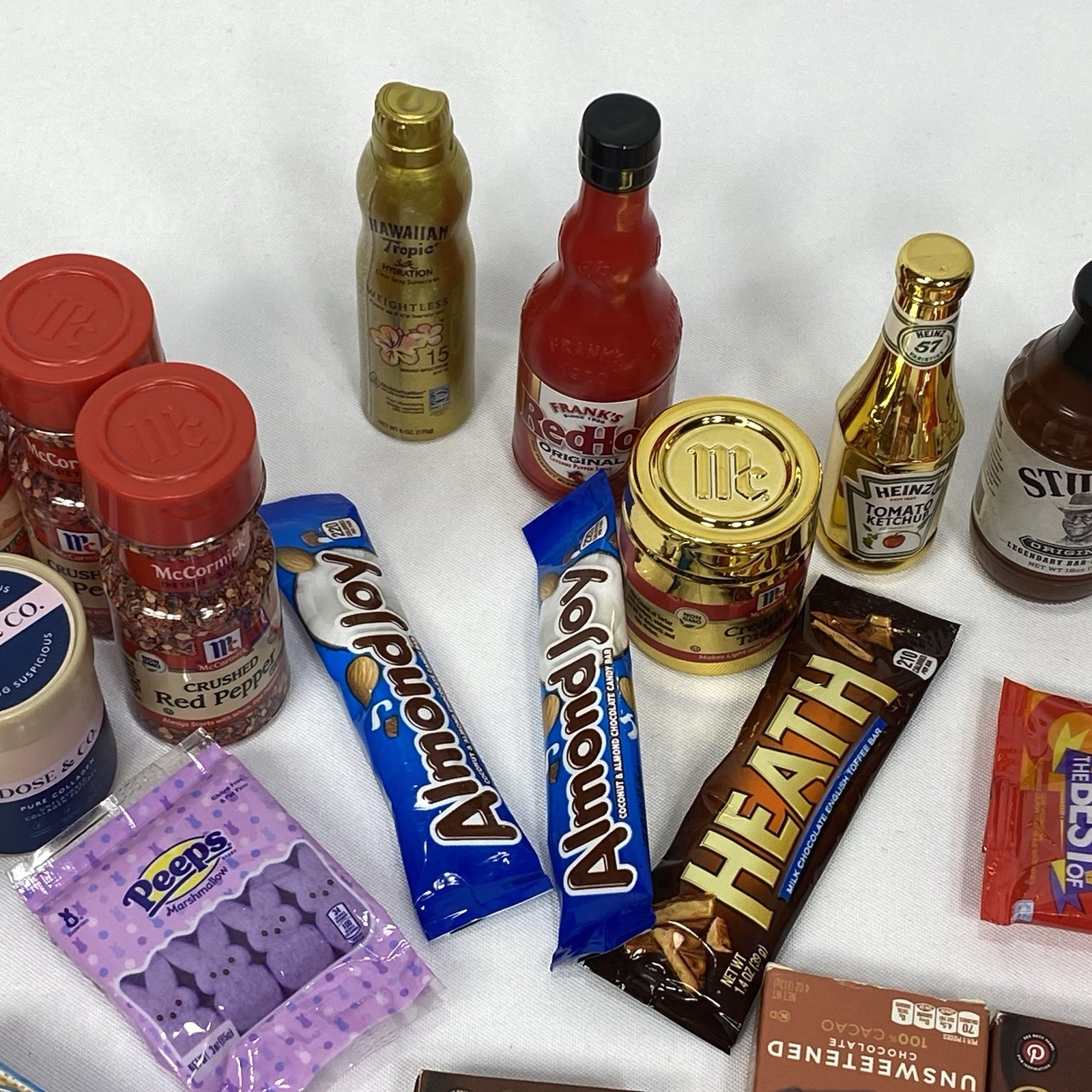 Zuru Mini Brands Toy Lot Of 72 Pieces Food Shopping Baskets Bags Some Duplicates